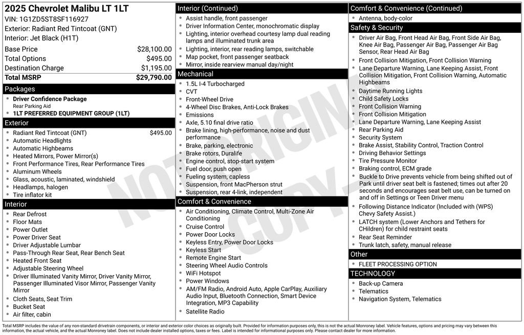 Certified 2025 Chevrolet Malibu LT image 6