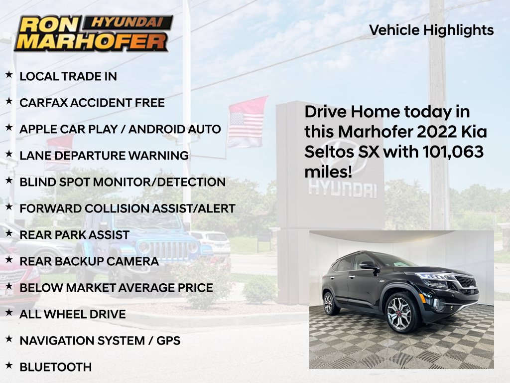 Used 2022 Kia Seltos SX w/ Sunroof Package AWD/4WD image 15