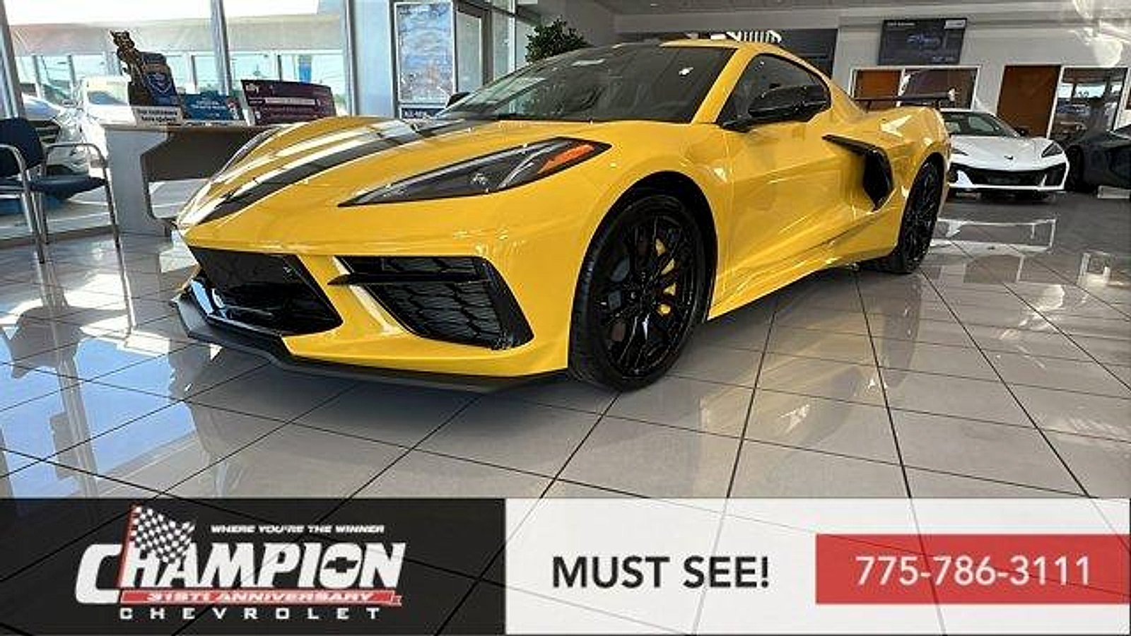 New 2025 Chevrolet Corvette Stingray Preferred Cpe w/ Z51 Performance Package