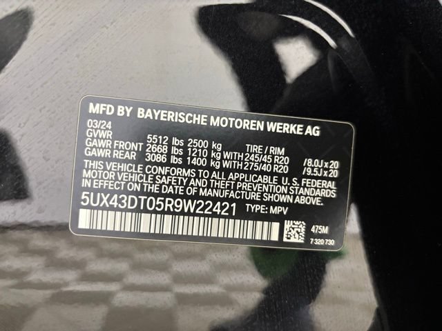 Used 2024 BMW X4 M40i w/ Premium Package AWD/4WD image 25