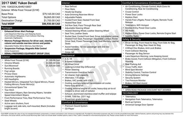 Used 2017 GMC Yukon Denali image 26