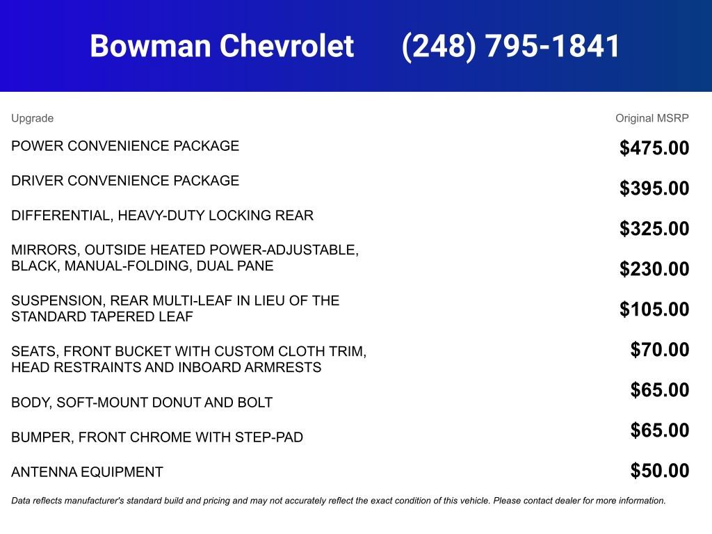 New 2025 Chevrolet Express 3500 w/ Power Convenience Package image 4