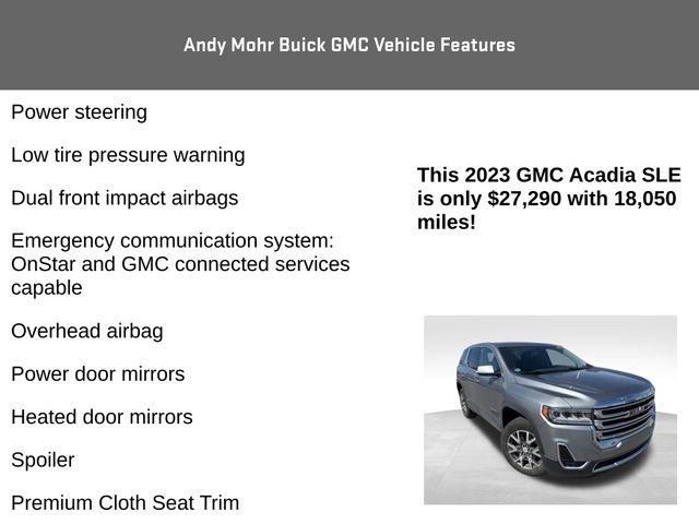 Used 2023 GMC Acadia SLE image 12