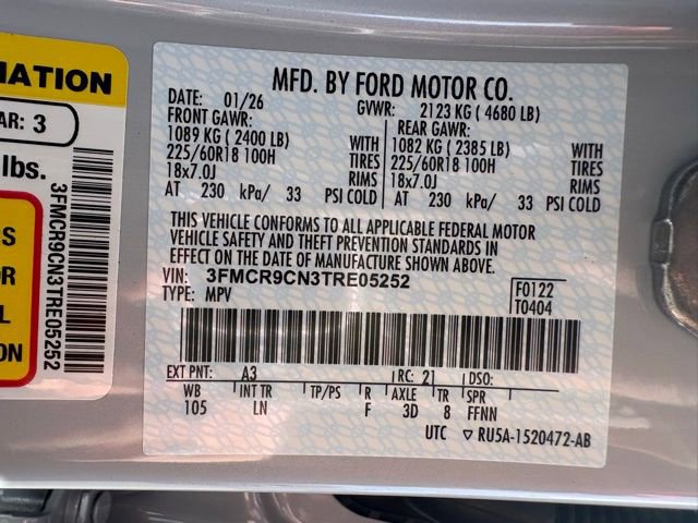 New 2026 Ford Bronco Sport Outer Banks w/ Outer Banks Tech Package+ AWD/4WD image 30