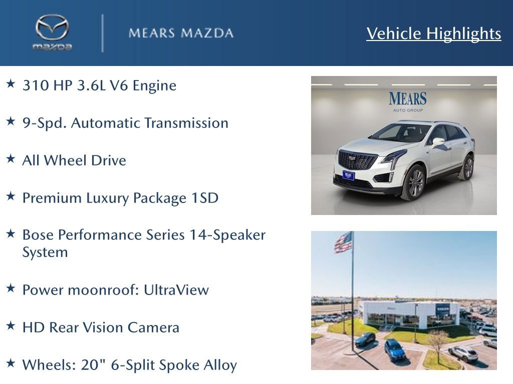 Used 2024 Cadillac XT5 Premium Luxury image 2