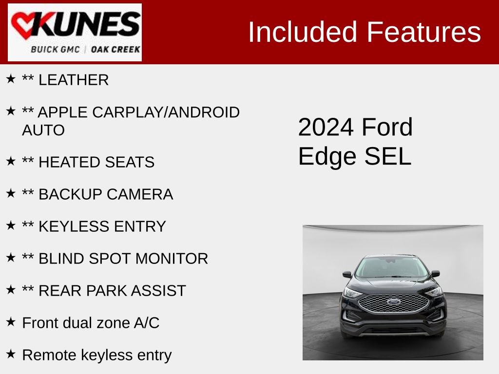 Used 2024 Ford Edge SEL AWD/4WD image 2