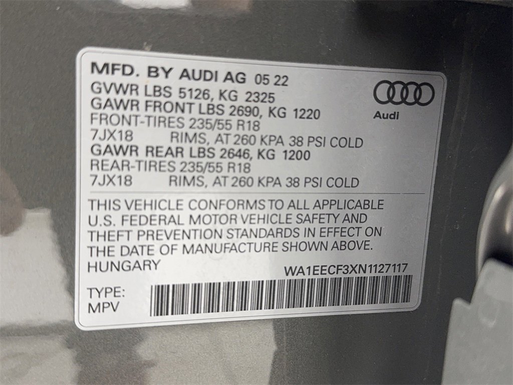 Used 2022 Audi Q3 2.0T Premium Plus image 53