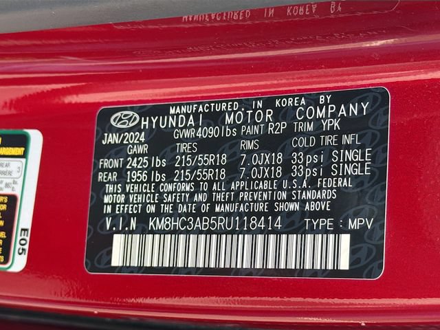 Certified 2024 Hyundai Kona SEL w/ Convenience Package FWD image 31