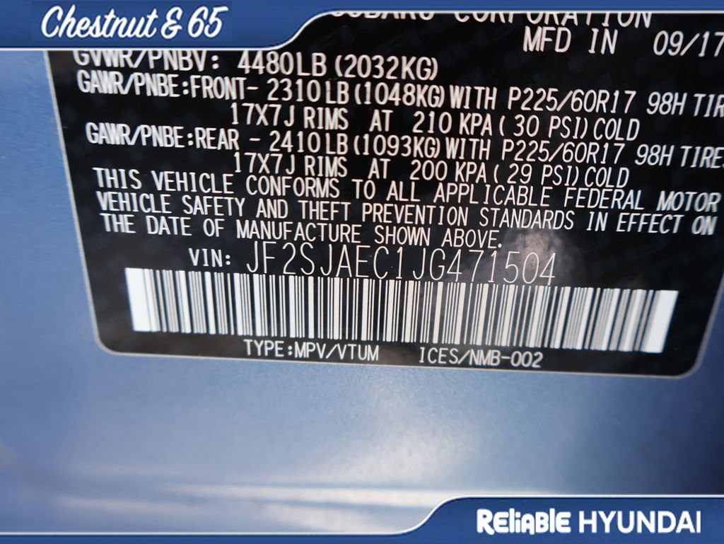 Used 2018 Subaru Forester 2.5i Premium image 41