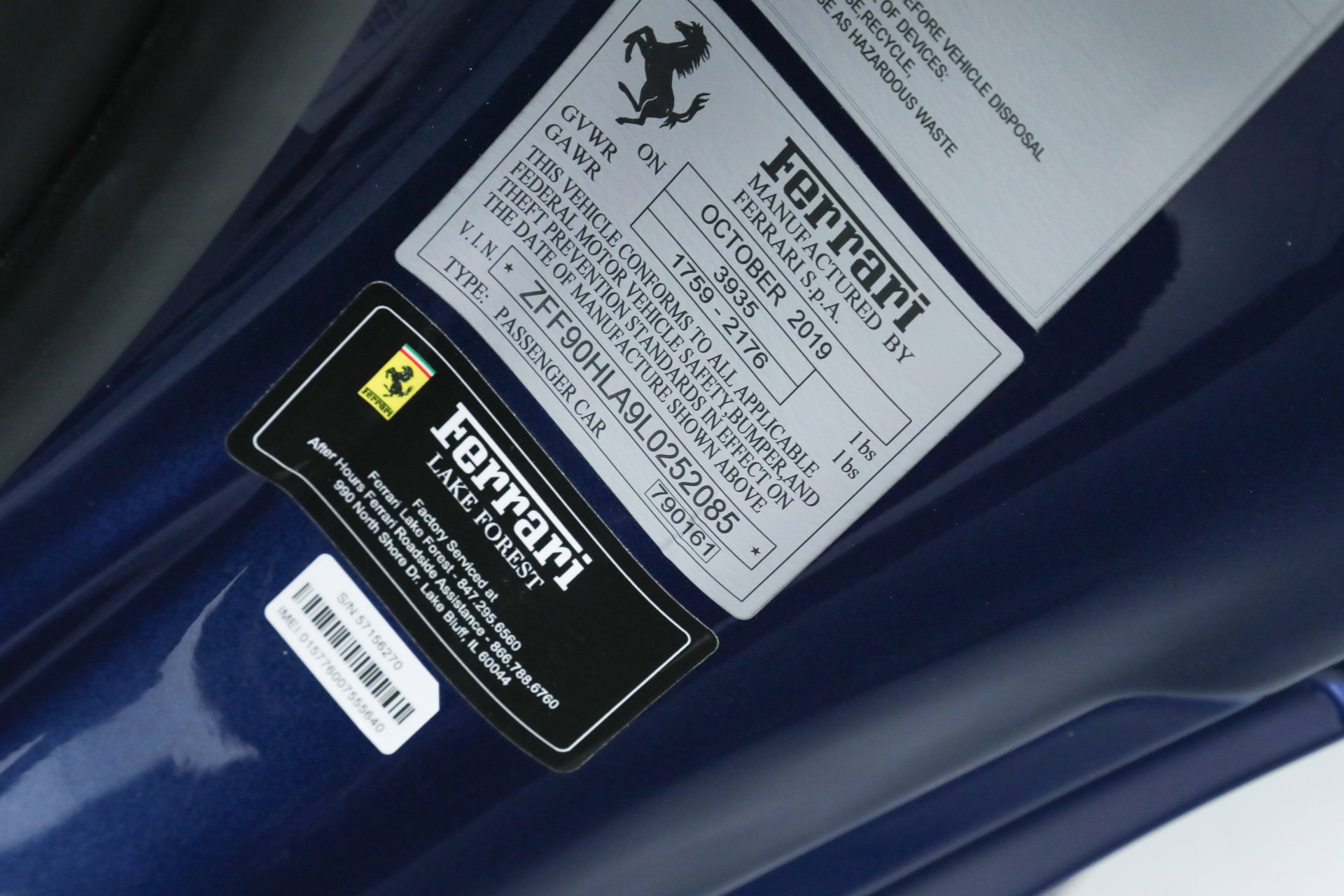 Certified 2020 Ferrari 488 Pista image 61