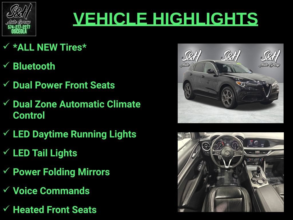 Used 2018 Alfa Romeo Stelvio AWD w/ Cold Weather Package image 3