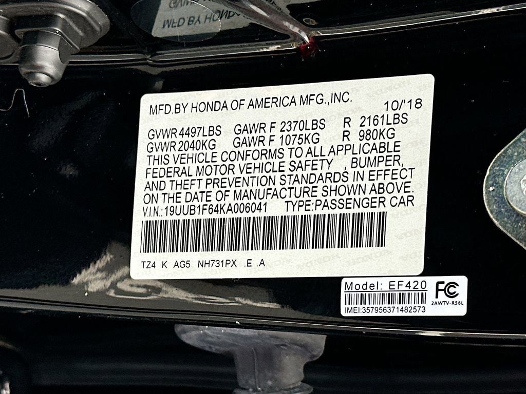 Used 2019 Acura TLX w/ Technology & A-SPEC Pkg image 26