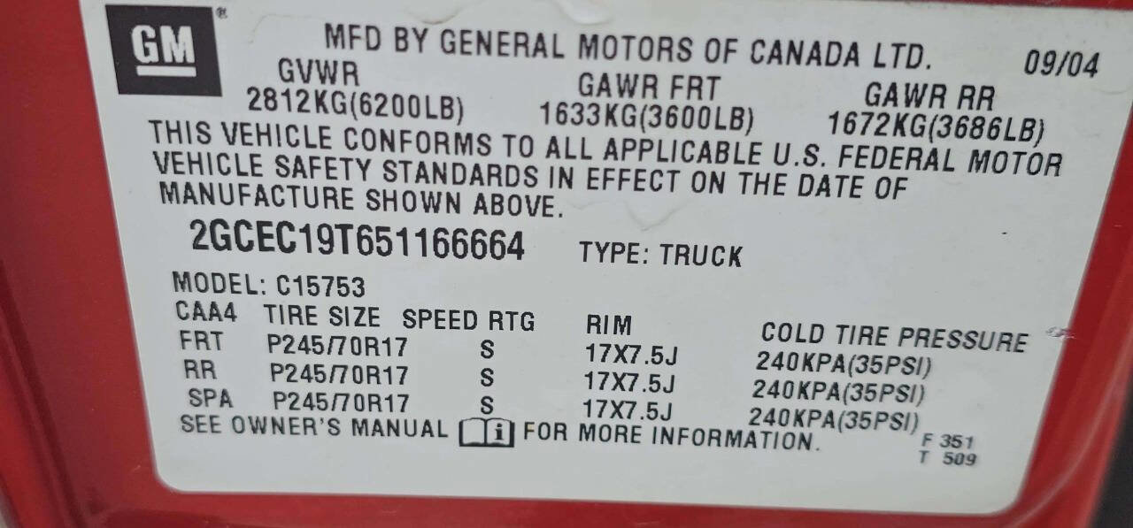 Used 2005 Chevrolet Silverado 1500 LS w/ Light Duty Power Package image 10