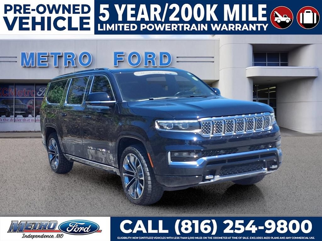 Used 2023 Jeep Grand Wagoneer L Series III w/ Rear Seat Video Group 1