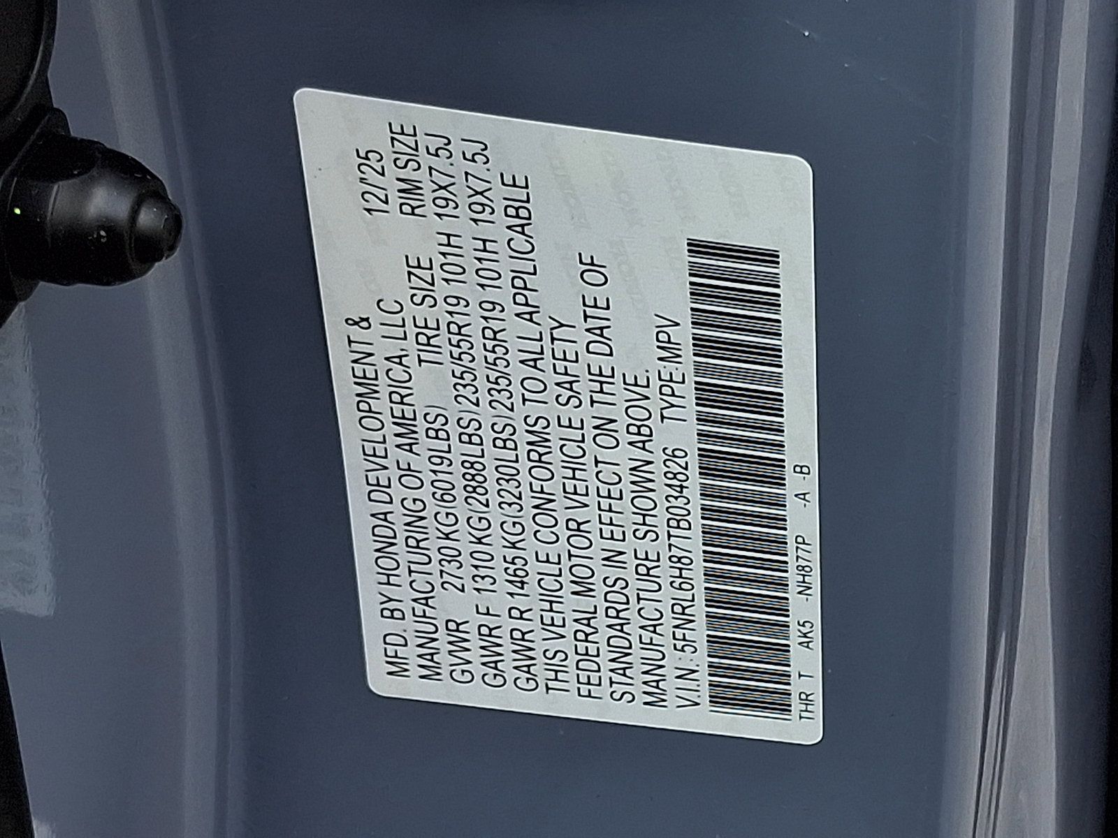 New 2026 Honda Odyssey Touring image 26