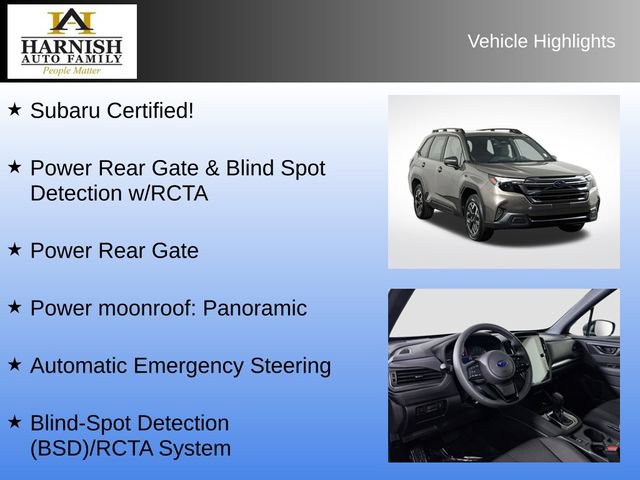 Certified 2025 Subaru Forester Premium AWD/4WD image 8
