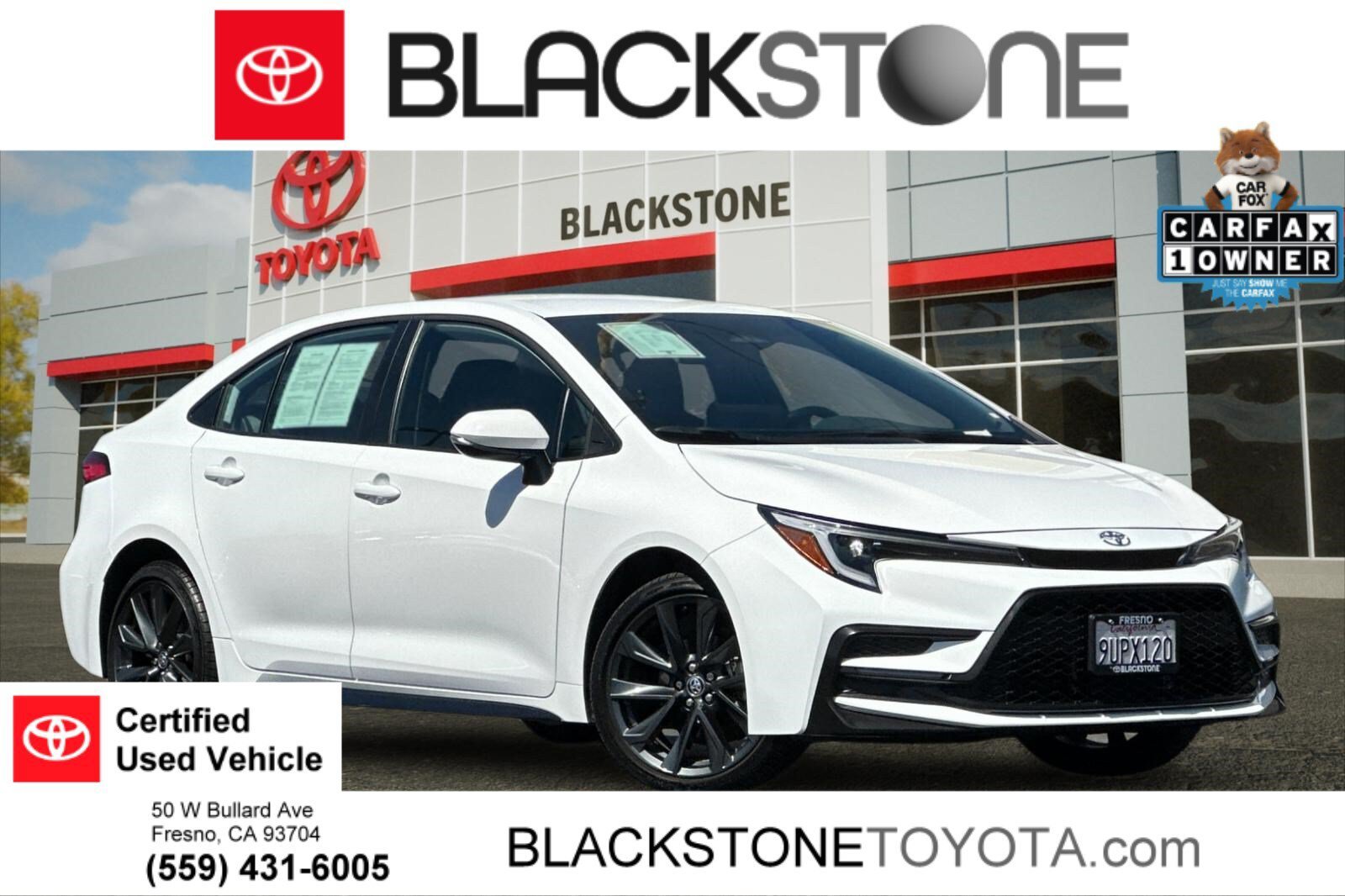 Certified 2026 Toyota Corolla SE w/ SE Package FWD image 1