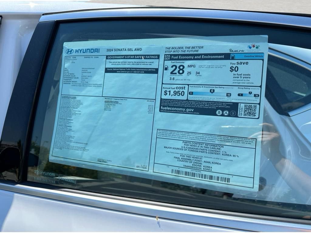 Used 2024 Hyundai Sonata SEL image 8