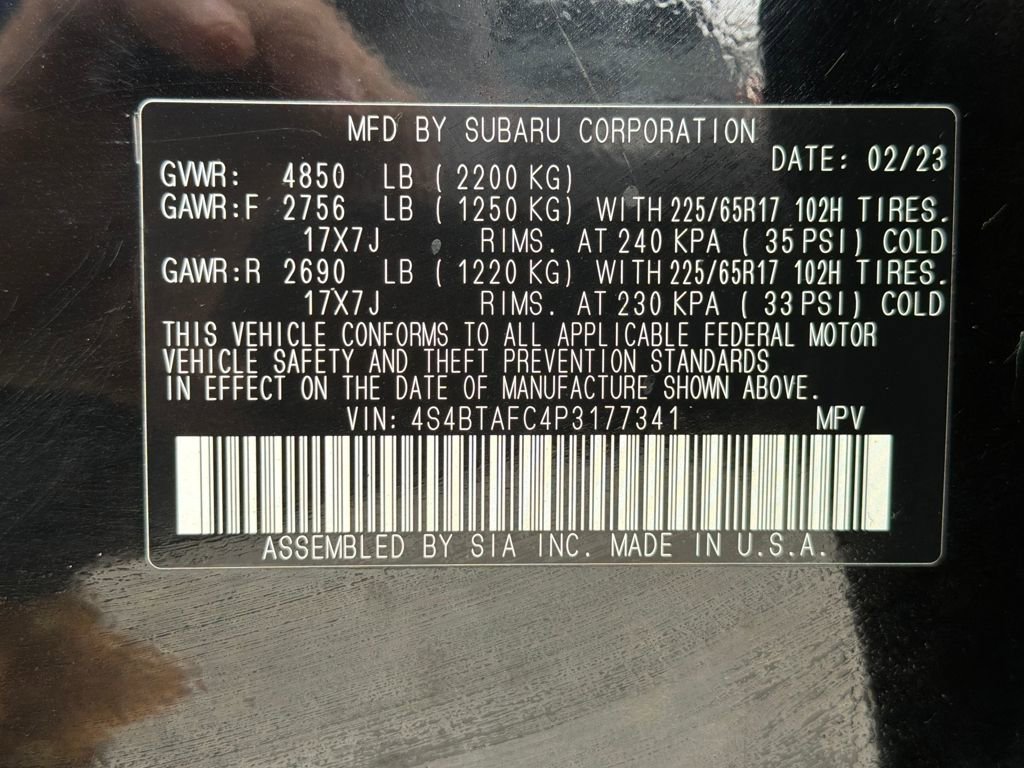Certified 2023 Subaru Outback Premium image 55