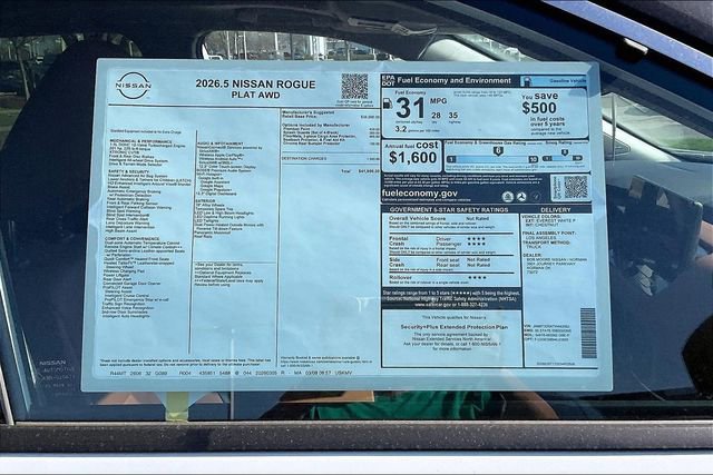 New 2026 Nissan Rogue Platinum image 13