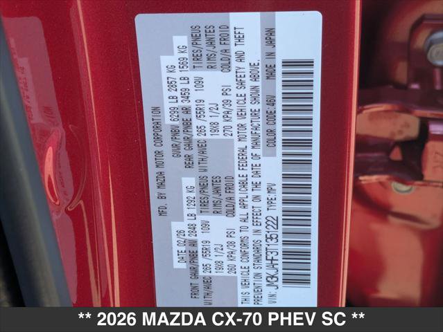 New 2026 MAZDA CX-70 SC AWD/4WD image 15