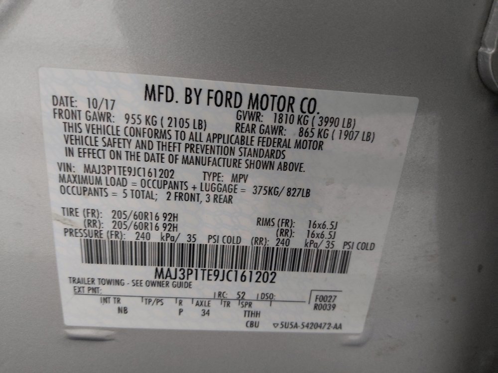 Used 2018 Ford EcoSport SE FWD image 33