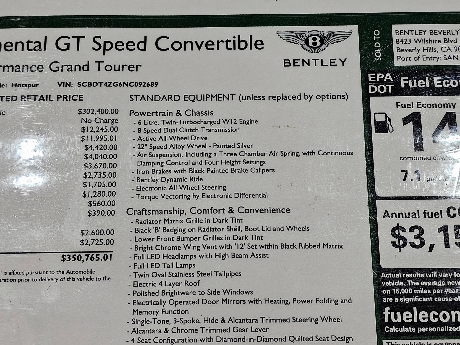 Used 2022 Bentley Continental GT Speed image 28