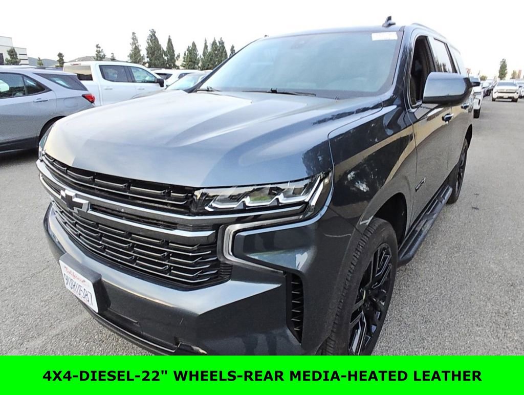 Used 2021 Chevrolet Tahoe RST w/ Rear Media and Nav Package AWD/4WD image 1