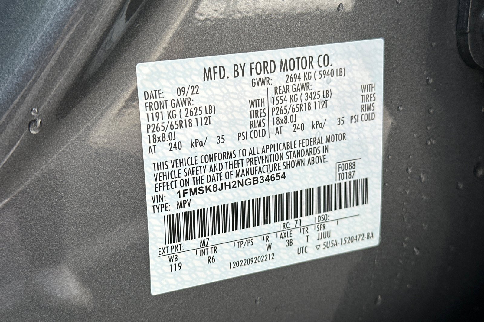 Certified 2022 Ford Explorer Timberline image 31