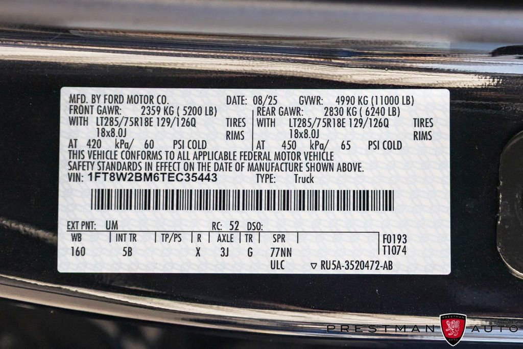 Used 2026 Ford F250 Lariat w/ Tremor Off-Road Package AWD/4WD image 51