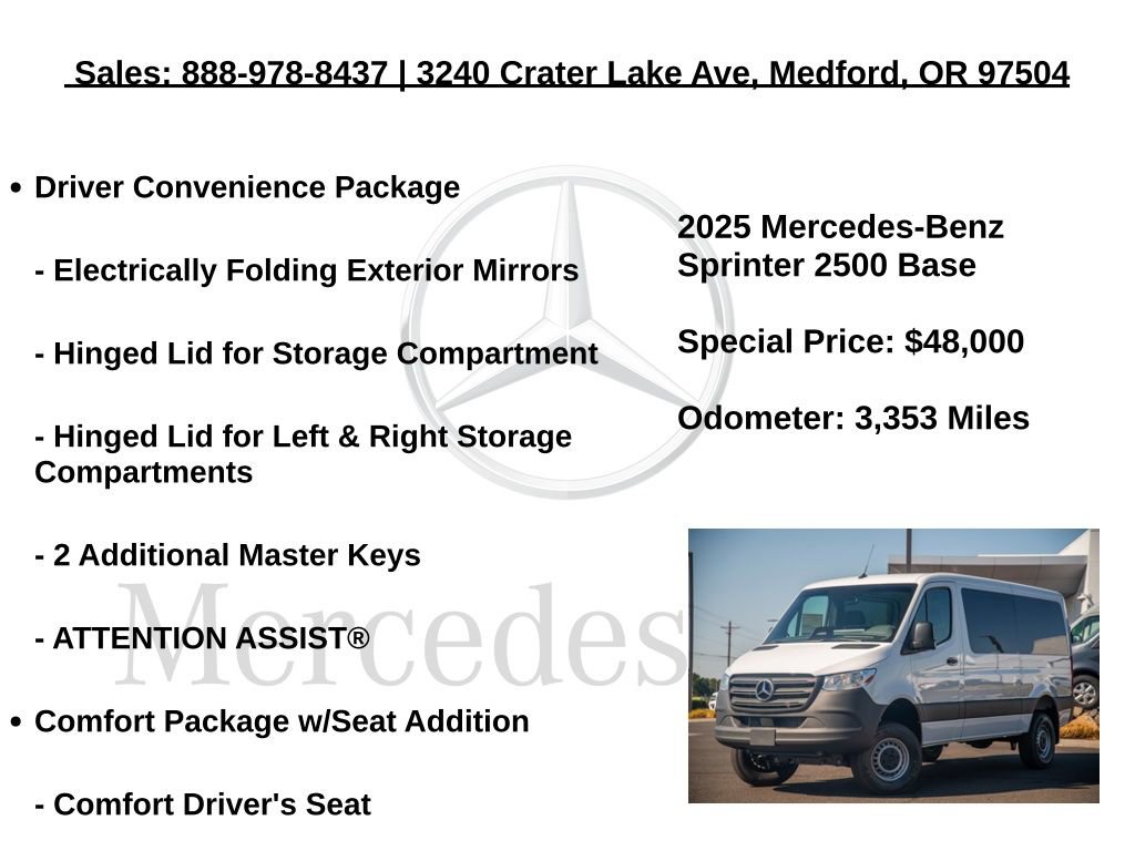Used 2025 Mercedes-Benz Sprinter 2500 image 12