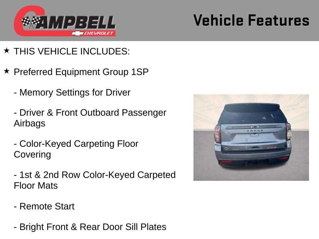Used 2022 Chevrolet Tahoe RST w/ Luxury Package image 5