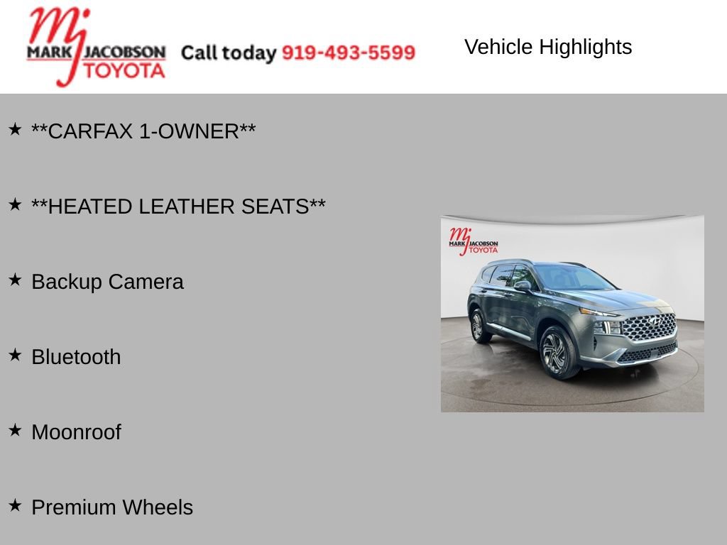 Used 2022 Hyundai Santa Fe SEL w/ Convenience + Premium Package AWD/4WD image 6