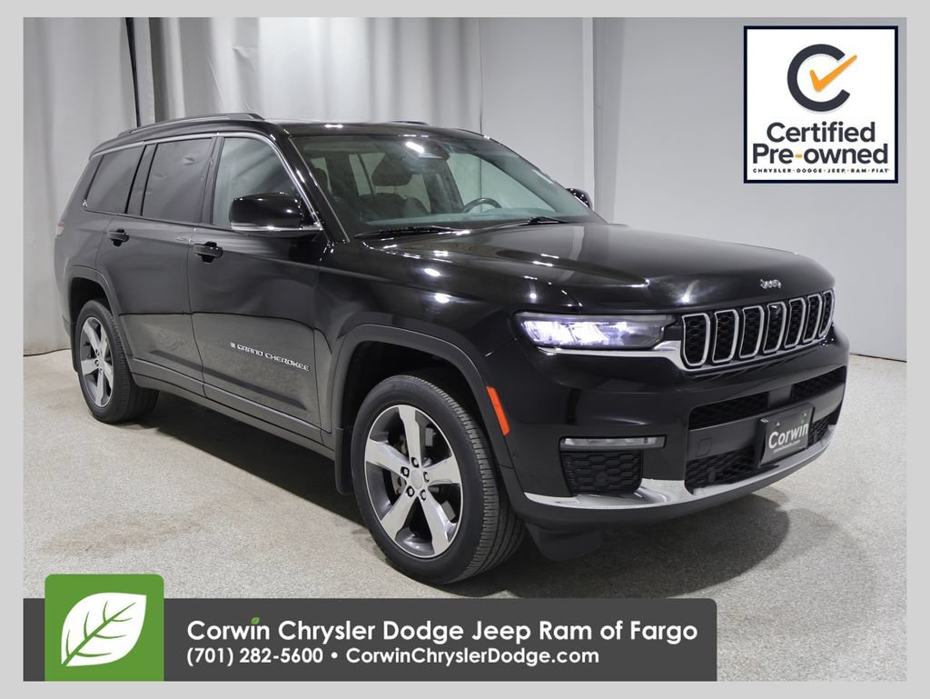 Certified 2021 Jeep Grand Cherokee L Limited w/ Luxury Tech Group II AWD/4WD image 1