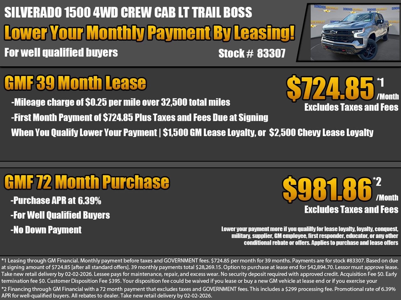 New 2026 Chevrolet Silverado 1500 LT Trail Boss w/ LT Trail Boss Premium Package image 2