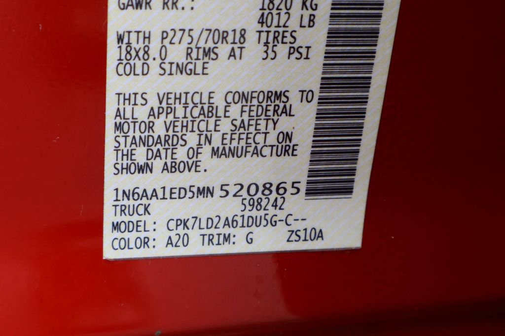 Used 2021 Nissan Titan PRO-4X w/ Pro-4x Convenience Package AWD/4WD image 36