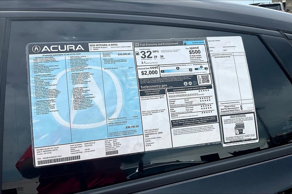 New 2025 Acura Integra A-Spec image 30