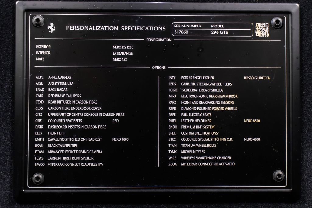 Certified 2025 Ferrari 296 GTS image 58