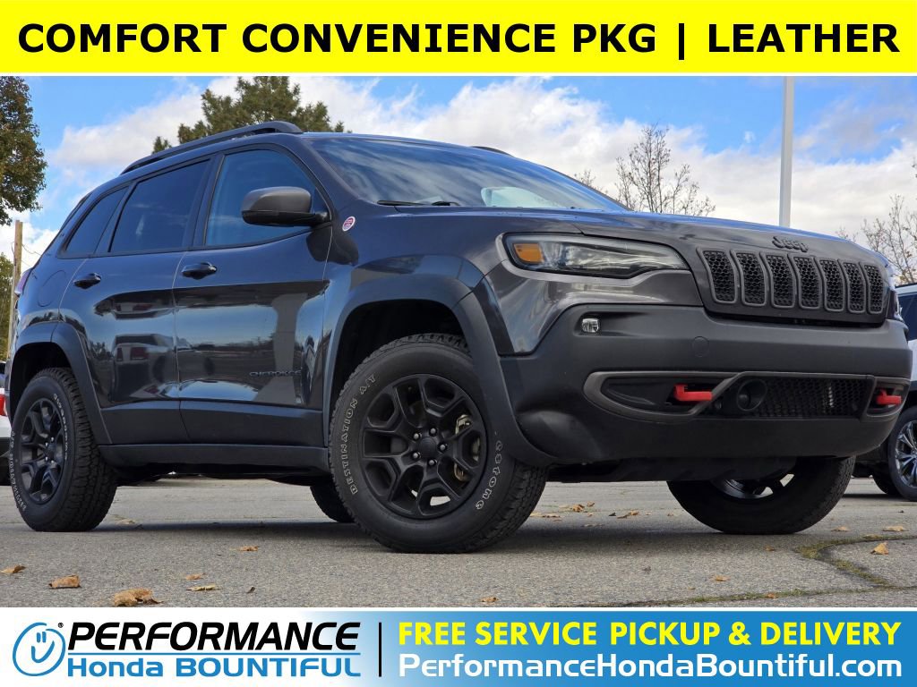 Used 2021 Jeep Cherokee Trailhawk w/ Premium Leather Package