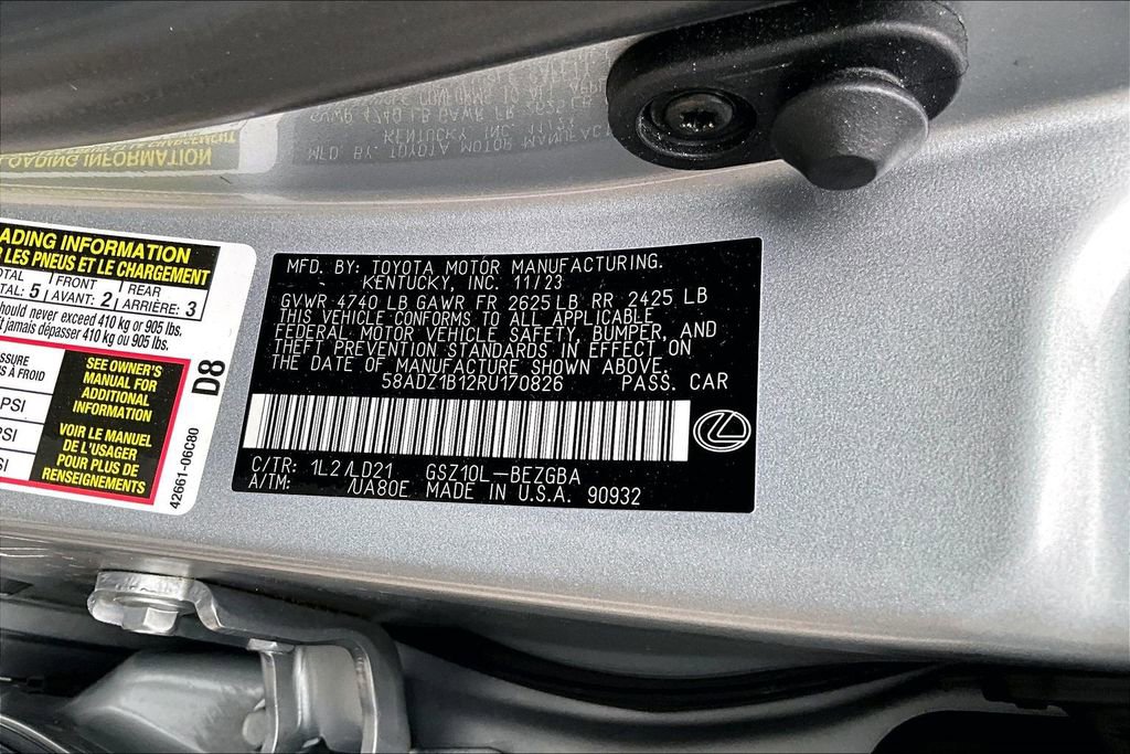 Used 2024 Lexus ES 350 w/ Premium Package FWD image 19