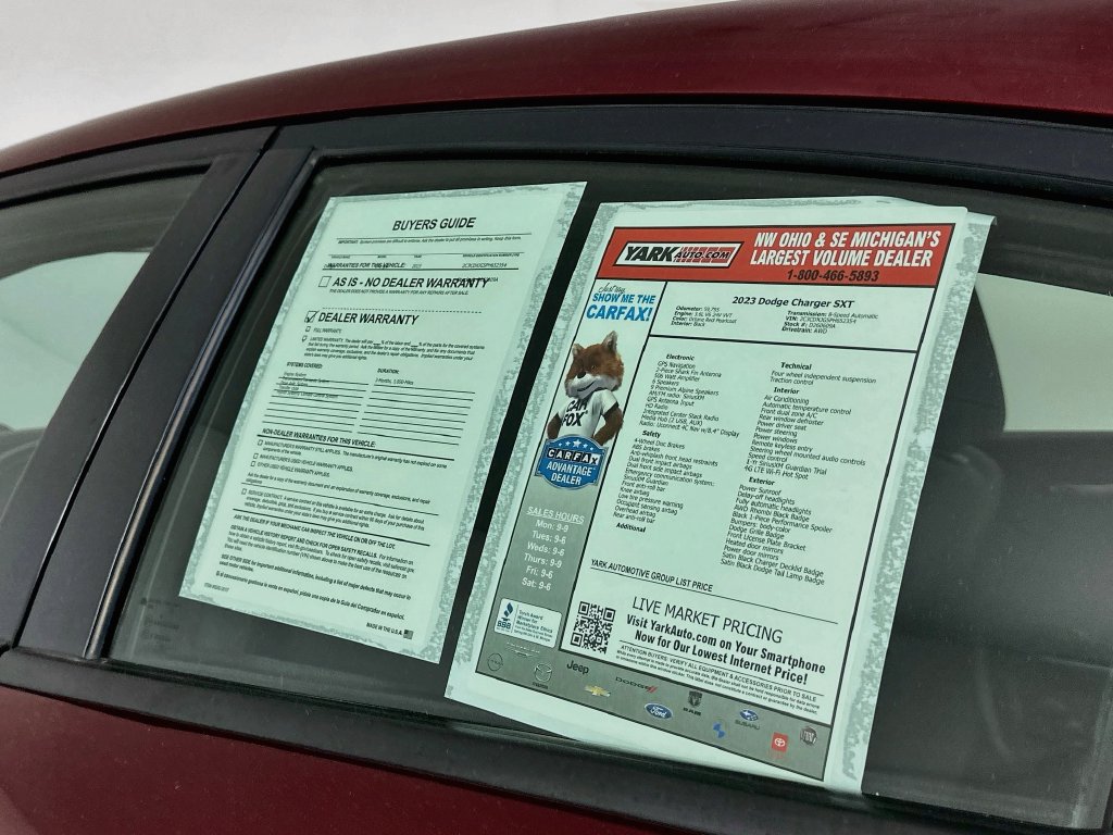 Certified 2023 Dodge Charger SXT AWD/4WD image 16