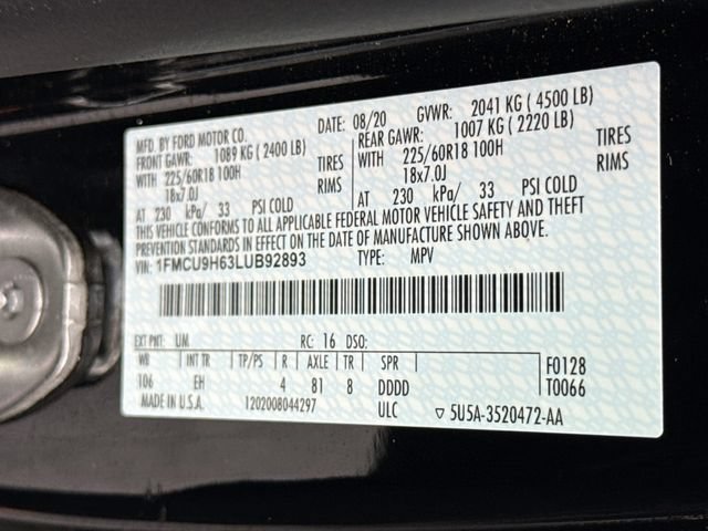 Used 2020 Ford Escape SEL AWD/4WD image 31
