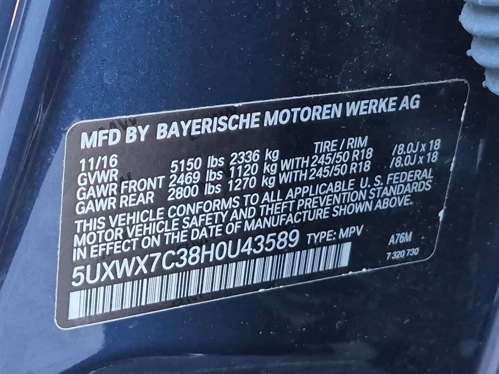 Used 2017 BMW X3 xDrive35i AWD/4WD image 38