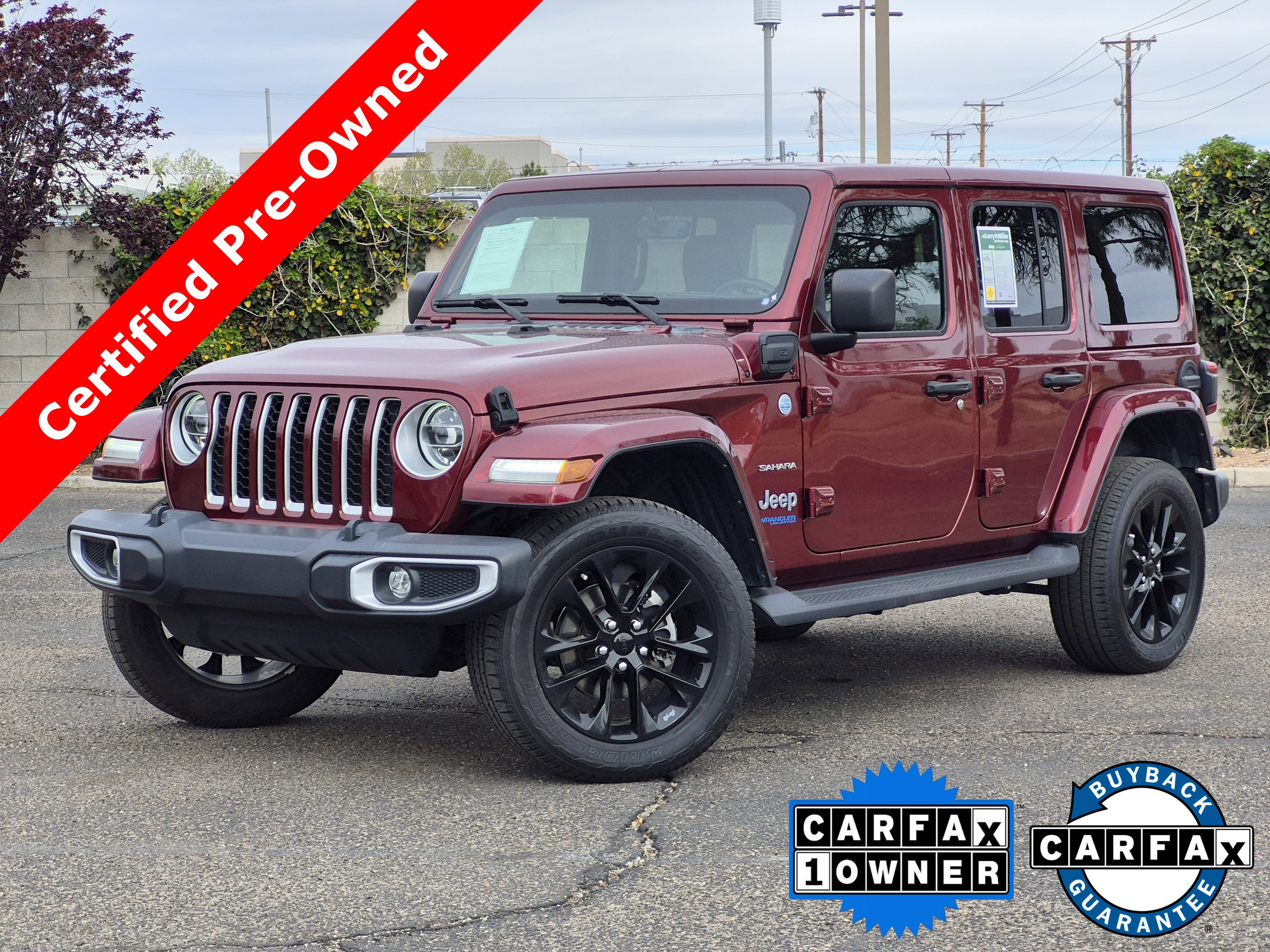 Certified 2021 Jeep Wrangler Unlimited Sahara w/ Cold Weather Group