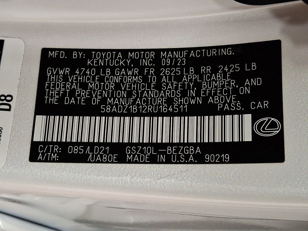 Used 2024 Lexus ES 350 w/ Premium Package image 27