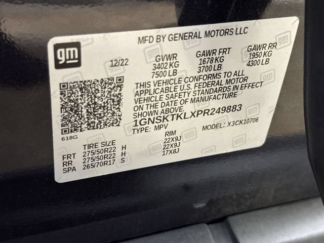Certified 2023 Chevrolet Tahoe High Country w/ Advanced Technology Package AWD/4WD image 37