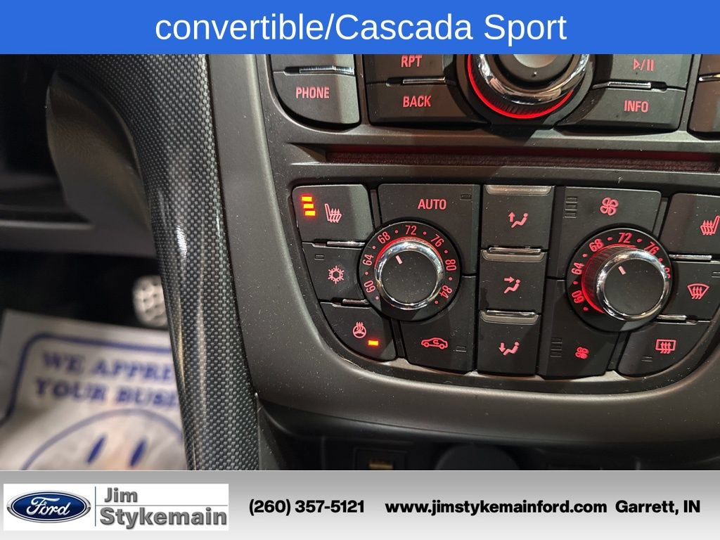 Used 2018 Buick Cascada Sport Touring FWD image 25