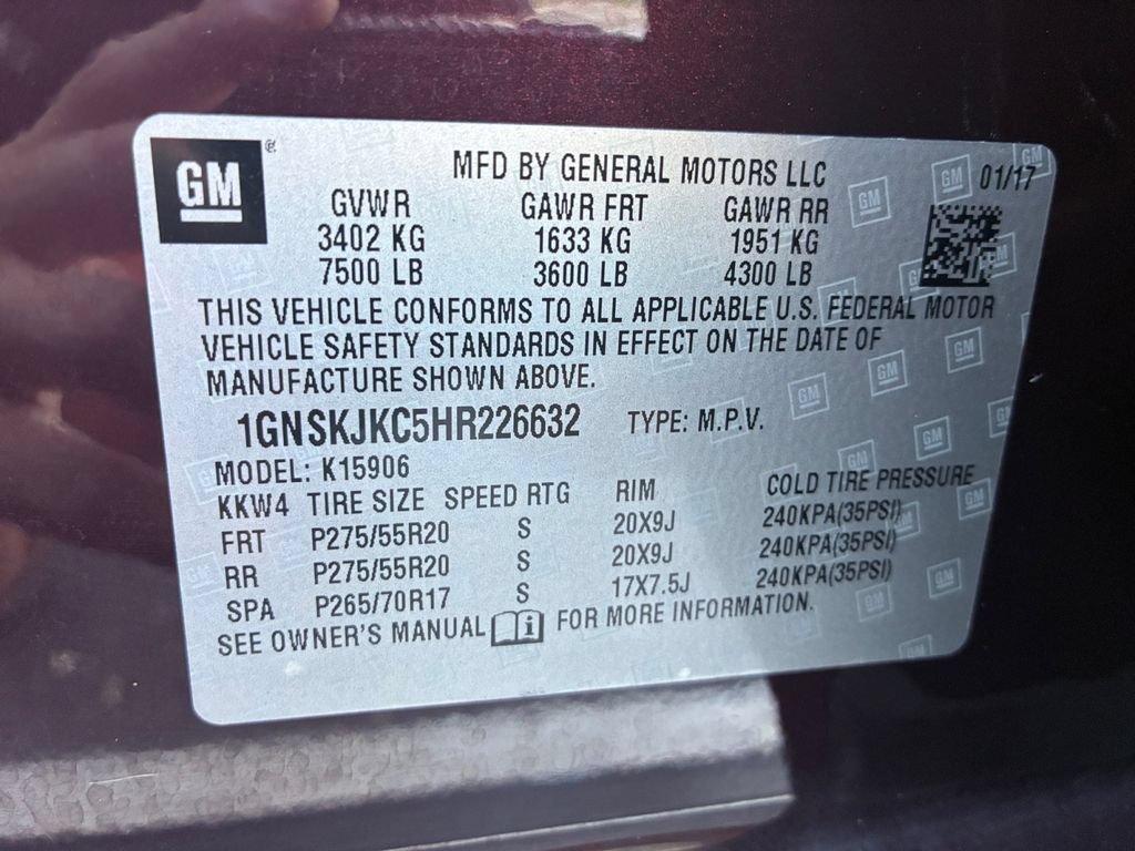 Used 2017 Chevrolet Suburban Premier AWD/4WD image 35