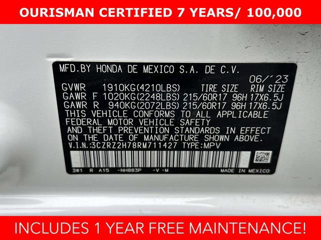 Used 2024 Honda HR-V EX-L image 31