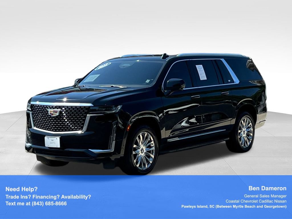 Used 2022 Cadillac Escalade ESV Premium Luxury RWD image 1